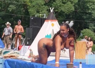 Naked native american
